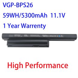 Batteries BPS26 VGPBPS26 Batterie d'ordinateur portable pour Sony Vaio VGPBPS26A VGPBPL26 PCG71713L VPCCA VPCEG VPCEH SVE14A SVE15 VPCCA VPCCB VPCEG