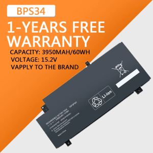 Baterías BPS34 batería de laptop para Sony para VAIO FIT 15 TOUCH SVF15A1ACXB SVF15A1ACXS Bateria