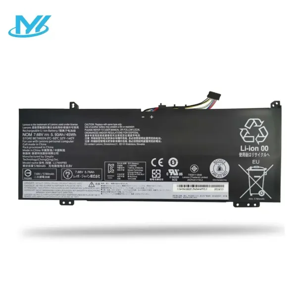 Batteries NOUVEAU BRATUERS BATTERIE OPRIMATEUR POUR LENOVO FLEX 614 IDEDPAD 530S14IKB 530S15IKB 7.68V 45WH L17C4PB0 L17M4PB0 L17M4PB2 L17C4PB2