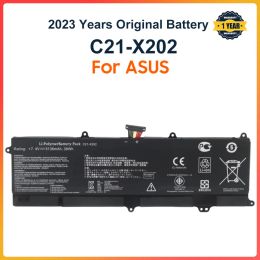 Batterijen C21X202 Laptopbatterij voor Asus Vivobook S200 S200E X201 X201E X202 X202E S200ECT209H S200ECT182H S200ECT1 5136MAH