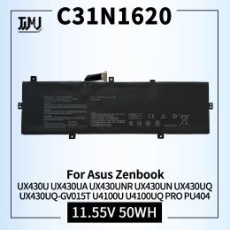 Batterijen C31N1620 Laptop -batterij compatibel met Asus ZenBook UX430U UX430UQ UX430UQGV015T U4100U U4100UQ PRU PU404 PU404UF PU404UF8250