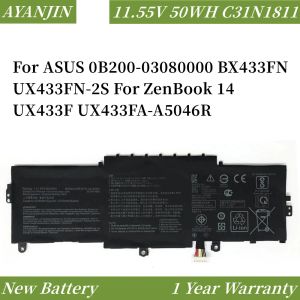 Batteries C31N1811 11,55V Batterie d'ordinateur portable 50W