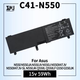 Batteries C41N550 Remplacement des batteries pour ordinateur portable pour ASUS N550 N550JA N550JV N550J N550X47JV N550X47JVSL N550JK Q550L Q550LF G550 G550JK