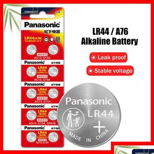 Câble de piles Lr44 A76 Ag13 Lr1154 Sr1154 Sr44 Gp76 1.5V pile bouton au Lithium alcaline pour montre Panasonic horloge lumineuse LED Calca Dhubs