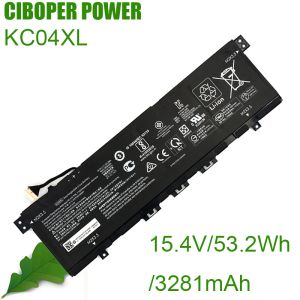 Batteries CP ordinateur portable batterie KC04XL / KCO4XL 15.4 / 53.2Wh HSTNNDB8P L085442B1 pour Envy X360 Convertible PC 13AH0001LA 13AH0002NJ