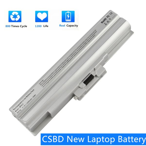 Batteries CSBD NOUVEAU BPS13 Batterie d'ordinateur portable pour Sony VGPBPS13 / S BPS13A / B VGPBPS13A / Q VGPBPL13 TX57CN