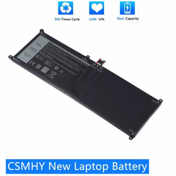 Batteries CSMHY NOUVEAU 7VKV9 9TV5X Batterie d'ordinateur portable pour Dell Latitude XPS 12 7000 7275 9250 RECHERICATION DE LA SÉRIE T02H001 0V55D07.6V 30WH