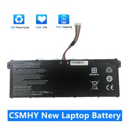 Batteries CSMHY NOUVEAU AC14B18J AC14B13J Batterie d'ordinateur portable OEM pour ACER E3111 E3112 E3112M ES1531 MS2394 B115MP EX2519 N15Q3 N15W4 11.4V