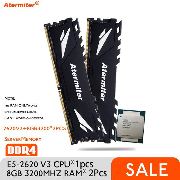 Batteries DDR4 Reg ECC Memoria Memoria 8 Go 3200MHz * 2 X99 16 Go avec Intel Xeon E5 2620 V3 2640V3 V3 2660 V3 2670 V3 2678 V3 CPU LGA 20113