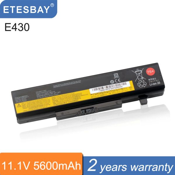 Batteries Etesbay 45N1042 45N1043 pour Lenovo Thinkpad Edge E430 E440 E431 E435 E530 E531 E535 E540 E430C E545 Batterie d'ordinateur portable