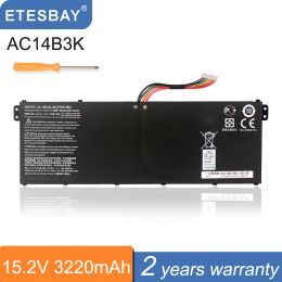 Batteries Etesbay AC14B3K Batterie d'ordinateur portable pour Acer Aspire R5571T R5571TG S14 CB3511 Swift 3 SF31451 R 11 R3131T S14 15.2V 3220MAH