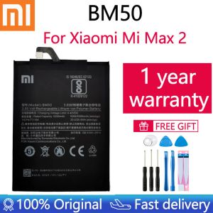 Batterijen voor originele Xiaomi BM50 5200/5300 mAh Batterij voor Xiaomi Mi Max 2 Max2 Batterij Batterie Bateria Accumulator Smart telefoon+Tool