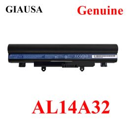 Batteries authentiques AL14A32 Batterie pour ordinateur portable pour ACER E14 E15 E5411 E5421 E5471 E5511 E5551 E5572 E1571 E1571G V3472 V3572