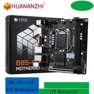 Batterijen Huananzhi B85 Itx Motherboard Intel LGA 1150 I3 I5 I7 E3 DDR3 1600MHz 16GB M.2 SATA USB3.0 VGA DP HDMICompatible