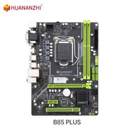 Batterijen Huananzhi B85 plus moederbord Matx Intel LGA 1150 I3 I5 I7 E3 DDR3 16GB M.2 SATA3 USB3.0 VGA DVI HDMICOMPATIBLE MACHTERBOUD