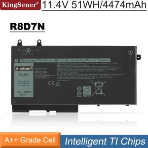 Batteries Kingsener 4GVMP R8D7N Batterie pour ordinateur portable pour Dell Latitude 5400 5500 Précision 3540 Inspiron 7590 7591 7791 2IN1 P84F P42E