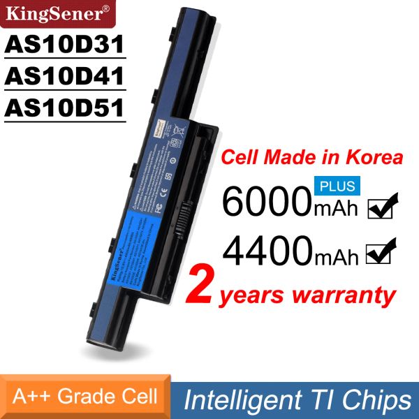 Batteries Kingsener Nouveau ordinateur portable pour ACER 4741G 5741 AS10D31 AS10D41 AS10D51 AS10D61 AS10D71 AS10D73 AS10D75 AS10D3E AS10D5E AS10D81