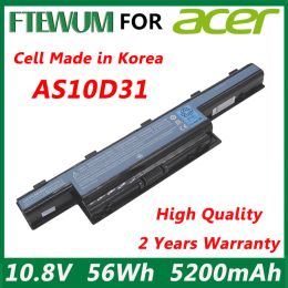 Batterijen Laptop Batterij AS10D31 52WH 10.8V voor Acer Aspire V3 4741 5741G 5551G 5552G 5560G 5750G AS10D41 AS10D51 AS10G3E AS10D61 AS10D81