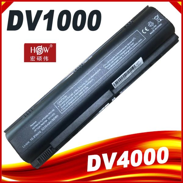 Batteries Batterie pour ordinateur portable pour HP Pavilion DV1000 DV4000 DV5000 pour Compaq Presario C300 C500 M2000 V2000 V4000 V5000 HSTNNDB09