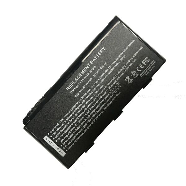 Batteries Batterie pour ordinateur portable pour MSI BTYGS70 BTYM6D 3ICR18 / 653 BP / BP16F133 / 2600 S CR720 E6603 E6603 GX660D GX660DX GX660DXR 11.1V 73W