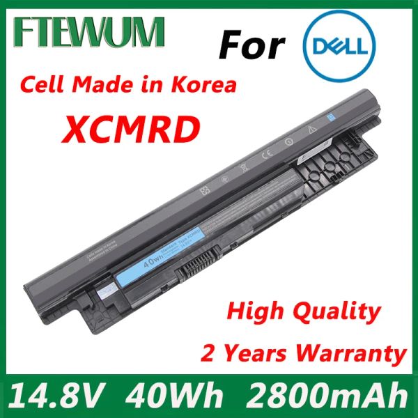 Baterías de la computadora portátil XCMRD 40WH 14.8V 2800MAH 4 Células para Dell Inspiron 3421 3721 5421 5521 17R 5721 3521 3437 3537 5437 5537 3737 5737 5737