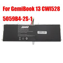 Batteries Batterie de remplacement de l'ordinateur portable pour Chuwi pour GemiBook 13 CWI528 5059B42S1 7.6V 5000mAH 38Wh 10pin 7lines Nouveau