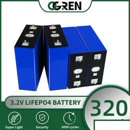 Batterijen Lifepo4 320Ah 280Ah 200Ah 105Ah batterij 3,2 V lithium-ijzerfosfaat zonne-energiepakket 12 V 24 V 48 V Ev Rv boot golfkar vorkheftruck Dro Dhkos