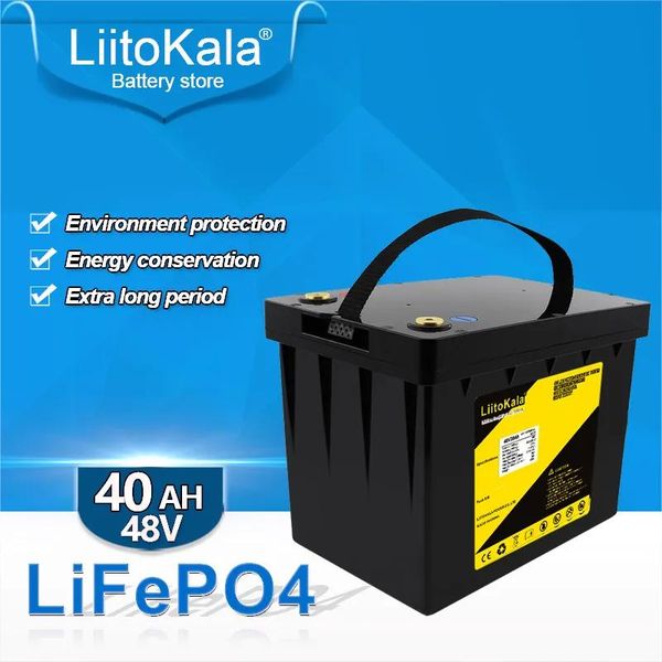Baterías Liitokala Lifepo4 36V 100Ah batería 12V 24V 36V 48V 30Ah 40ah 50Ah 60Ah 80Ah 100Ah 120Ah 150Ah 180Ah 200Ah Batería de grado A