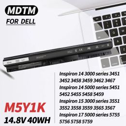 Baterías M5Y1K batería de laptop para Dell Vostro 3458 3558 Inspiron 14 15 17 3000 5000 Series 5558 5559 3551 3452 3451 3567 5755 5758 5759