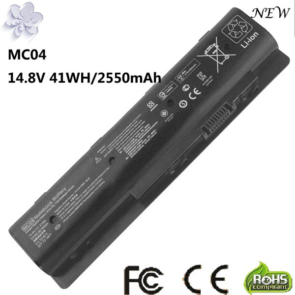 Batteries MC04 14.8V 41Wh Batterie pour ordinateur portable pour HP ENVY M7N109DX M7N011DX 17R Série HSTNNPB6R 805095001 MC06