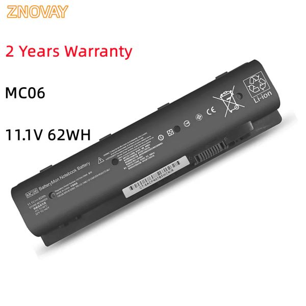 Batteries MC06 MC04 Batterie pour ordinateur portable pour HP Envy 17TN100 M7N011DX 17TN000 M7N109DX HSTNNPB6L HSTNNPB6R 806953851 11.1V 62W