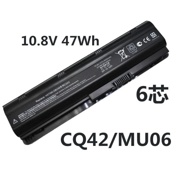 Baterías MU06 10.8V batería de laptop para HP Pavilion DM4 DV6 DV3 G4 G6 G7 G72 CQ42 CQ56 CQ62 Q110 TPNI105 F101 HSTNQ72C HSTNLB0W