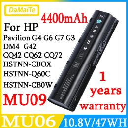 Batterijen MU06 Laptop Batterij voor HP Pavilion G4 G6 G7 G42 CQ32 CQ42 CQ62 CQ72 DV6 DM4 430 HSTNNCBOX HSTNNQ60C HSTNNUB0W MU09 6Cells