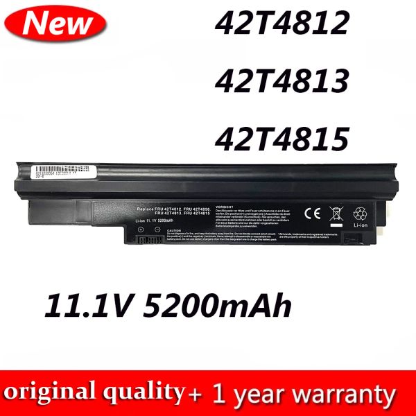 Batteries Nouvelles 11.1V 5200mAH 42T4812 42T4813 42T4815 Batterie d'ordinateur portable pour Lenovo Thinkpad Edge 13 