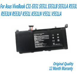 Batteries nouvelles 48Wh B31N1336 Batterie d'ordinateur portable pour ASUS Vivobook C31S551 S551L S551LB S551LA R553L R553LN R553LF K551L K551LN V551L V551LA