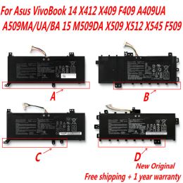 Batteries Nouvelles B21N1818 C21N1818 Batterie d'ordinateur portable pour Asus Vivobook 14 X412 X409 F409 A409UA A509MA / UA / BA 15 M509DA X509 X512 X545 F509