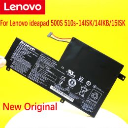 Batterijen Nieuwe originele laptopbatterij voor Lenovo IdeaPad 500S 510S14isk/14ikb/15isk L14M3P21 L14L3P21