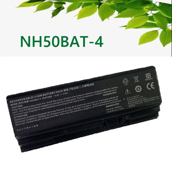 Batteries NH50BAT4 Batterie pour ordinateur portable pour Clevo G7Tcu7NS G7MCT7NK G8CT7NK G9CT7PK NP7852NP7853 NP6855 NP6856 NP7856 NP6875