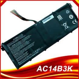 Batteries Batterie de carnet AC14B3K pour Acer Aspire R3 R3131T R5 R5471T R5571T ES1572 15.2V 3220mAh Batterie d'ordinateur portable