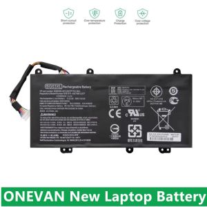 Batteries Onevan Nouvelle batterie d'ordinateur portable pour HP ENVY 17U011NR M7U TPNI126 SG03XL HSTNNLB7E 849049421 849314850 11.55V 61.6WH / 5150MAH