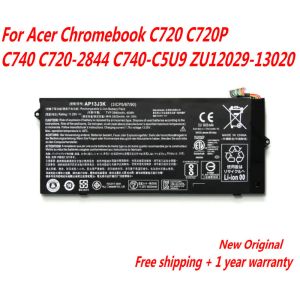Batteries Original 11.25V 45Wh AP13J3K AP13J4K Batterie pour ordinateur portable pour Acer Chromebook C720 C720P C740 C7202844 C740C5U9 ZU1202913020