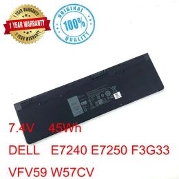 Batterijen Origineel 7,4V 45Wh WD52H Nieuwe laptopbatterij voor Dell Latitude E7240 E7250 KWffn J31N7 0W57CV GVD76 VFV59 Notebook