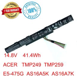 Baterías originales AS16A5K AS16A7K AS16A8K batería de laptop para Acer Aspire E15 E5475G 523G 575G 774G E5575 E557559QB 575T 774 Serie