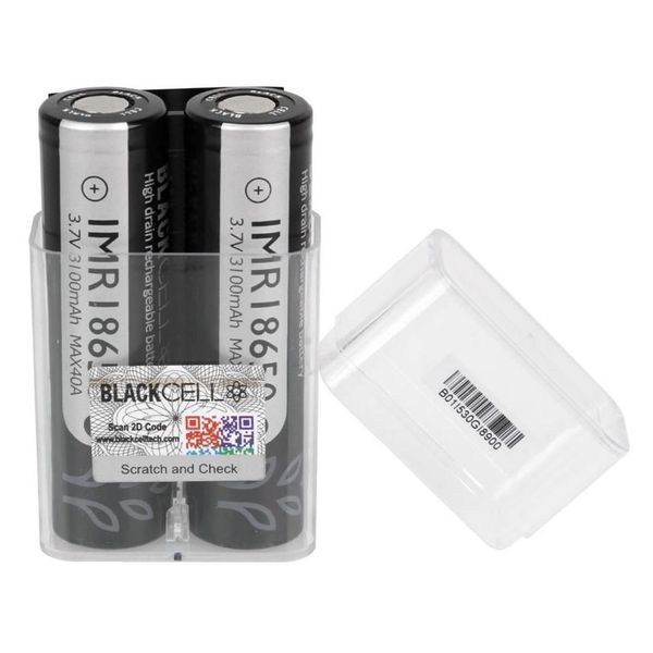 Baterías Original Blackcell Imr Batería 3100Mah 40A 3.7V Alto Drenaje Recargable Litio Superior Plano 100% Auténtico Entrega De Gota Elec Dh2Dz