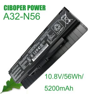 Batteries Batterie d'ordinateur portable d'origine A32N56 A33N56 A31N56 pour N46 N46V N46VJ N46VM N46VZ N56 N56V N56VJ N56VM N76 N76VZ A31N56 A33N56