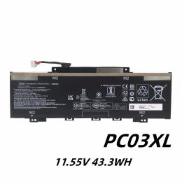 Batterijen PC03XL 11.55V 43.3WH Laptop Batterij voor HP Pavilion X360 15er0125od 14DW0021NA PCO3 TPNDB0E M24421271 M24648005 HSTNNOB1W