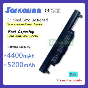 Batteries Sarkawnn 5200mAh A41K55 A32K55 A33K55 Batterie d'ordinateur portable pour ASUS A45 A45D A45DE IA45