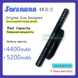 Batteries Sarkawnn 6cells FNVMBP229 Batterie d'ordinateur portable pour Fujitsu AH564 S904 SH904 A514 A544 A555 A557 E734 E733 E736 E743 E744 E751 E753 754