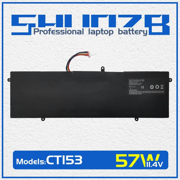 Batteries Shuozb CT153 Batterie d'ordinateur portable pour Byone 53B BU53 CU53 FEEDME F5 F6 F7 F8 F9 Pro Tablet PC 11.4V 57Wh 5000mAh Nouveaux outils gratuits