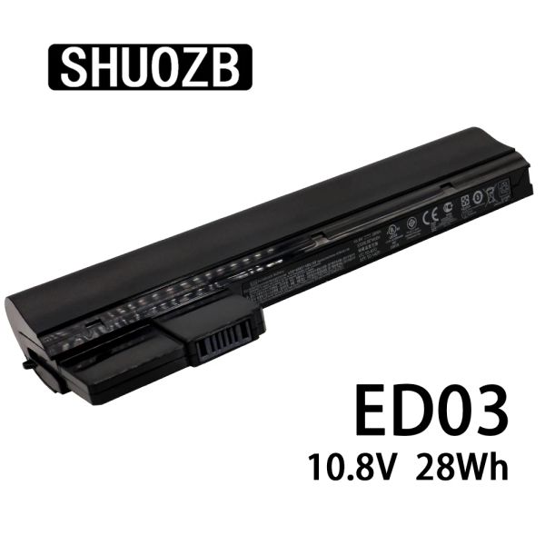 Batteries Shuozb New ED03 Batterie d'ordinateur portable 10.8V 28Wh pour HP Mini2102000 2102080 2102100 2102200 2102201 Batterie de carnet Livraison gratuite